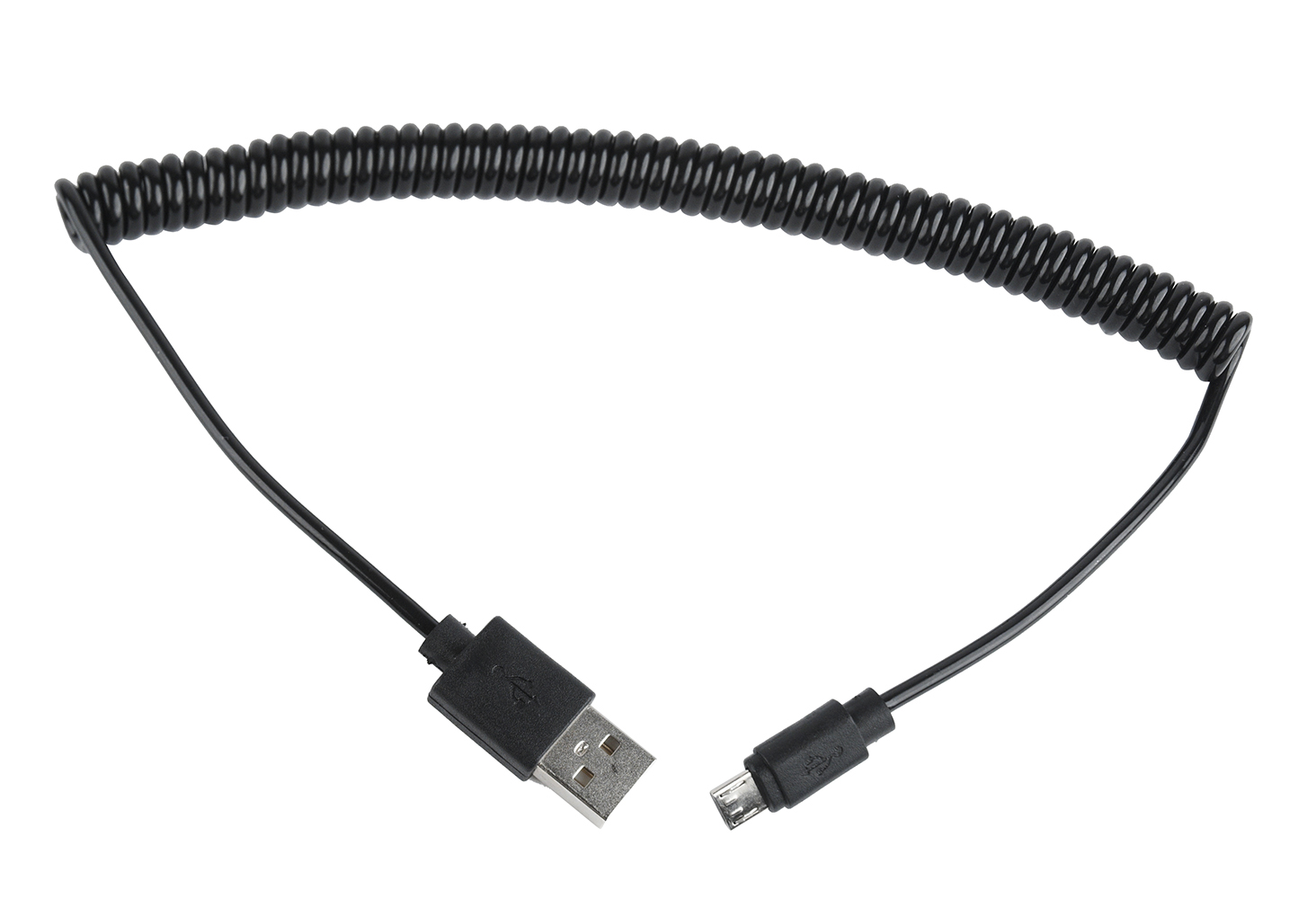 Kabel CABLEXPERT CC-mUSB2C-AMBM-6 USB A Male/Micro B Male 2.0, 1,8m, Black, kroucený