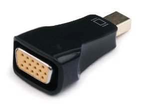 Kabel CABLEXPERT A-mDPM-VGAF-01 red. miniDisplayport na VGA, M/F, černá