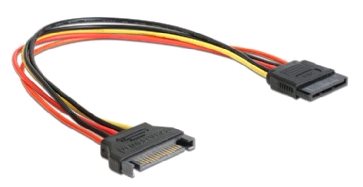 Kabel CABLEXPERT CC-SATAMF-01 SATA prodloužení napájení, 30cm