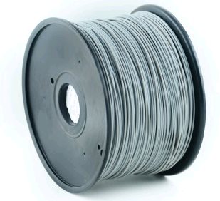 GEMBIRD 3D filament, PLA, 1,75mm, 1000g, 3DP-PLA1.75-01-GR,  šedá