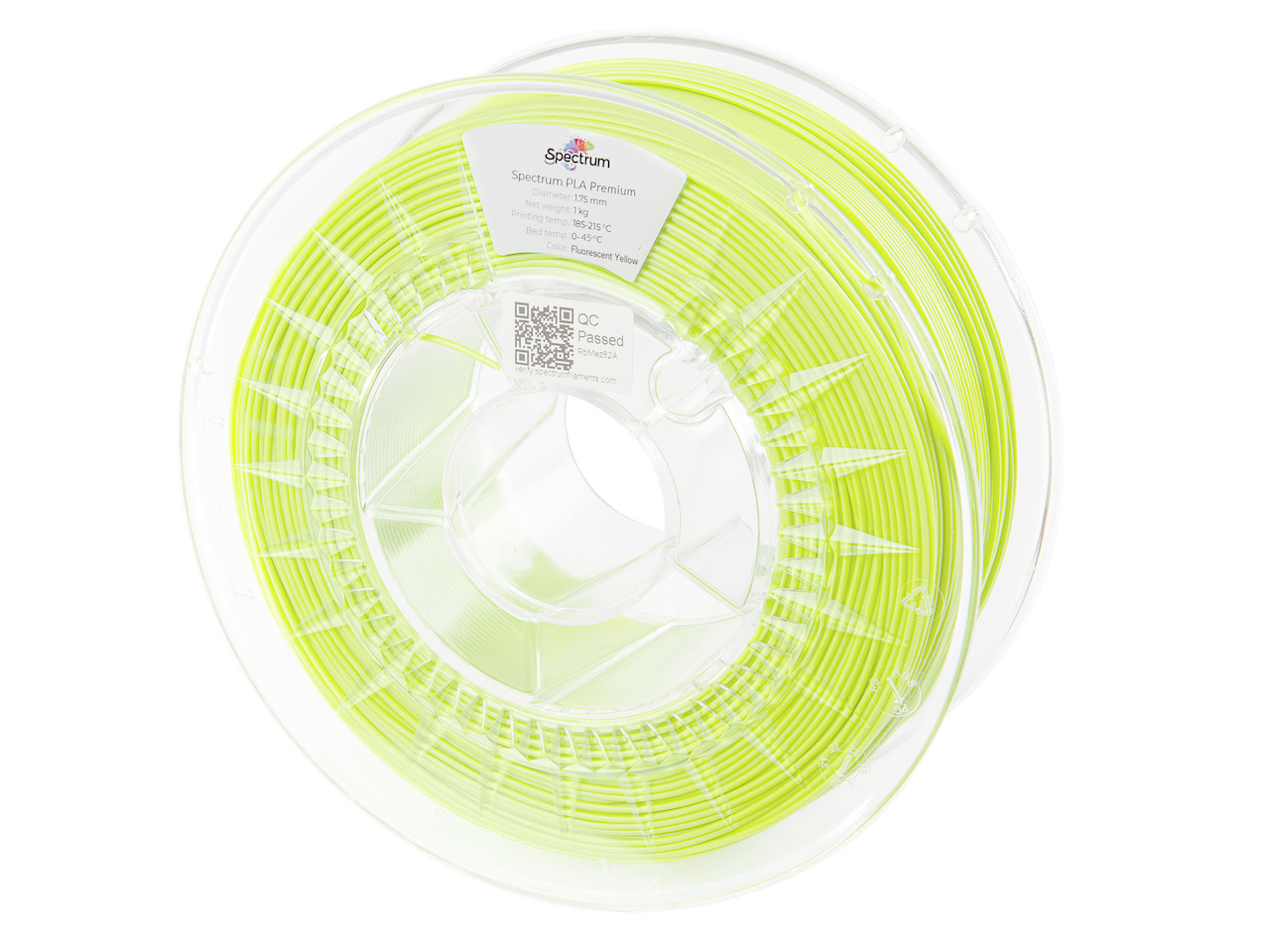 Spectrum 80017 3D filament, Premium PLA, 1,75mm, 1000g, fluorescent yellow