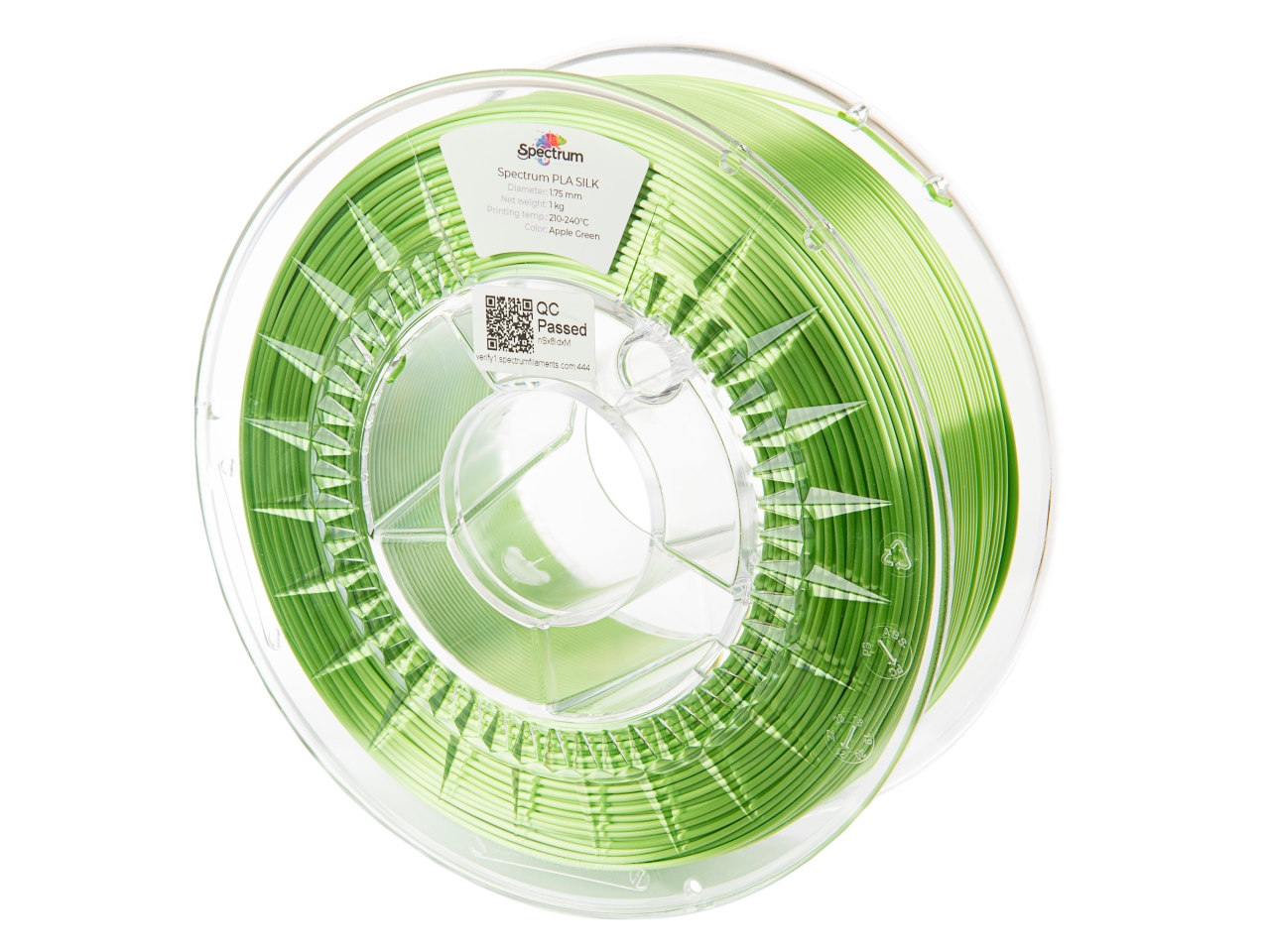 Spectrum 80511 3D filament, SILK PLA, 1,75mm, 1000g, Apple Green