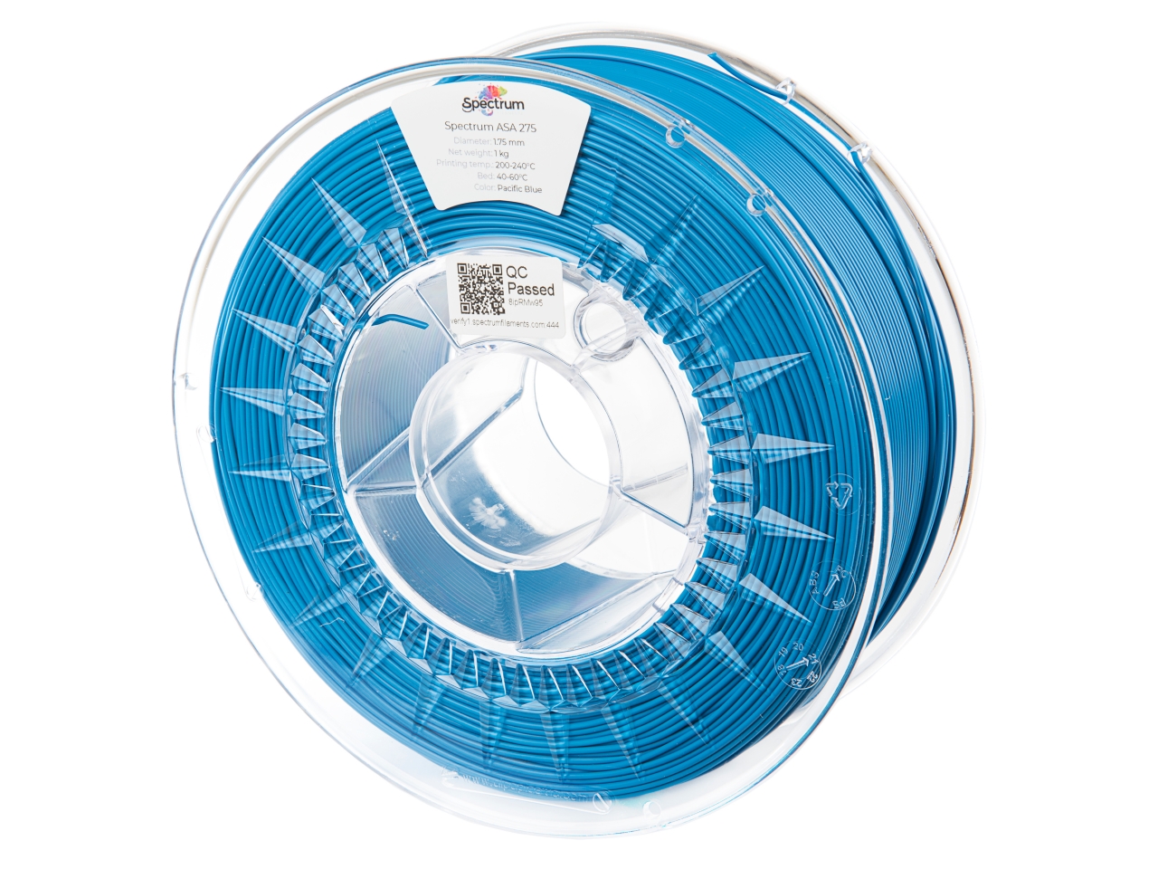 Spectrum 80533 3D filament, ASA 275, 1,75mm, 1000g, pacific blue