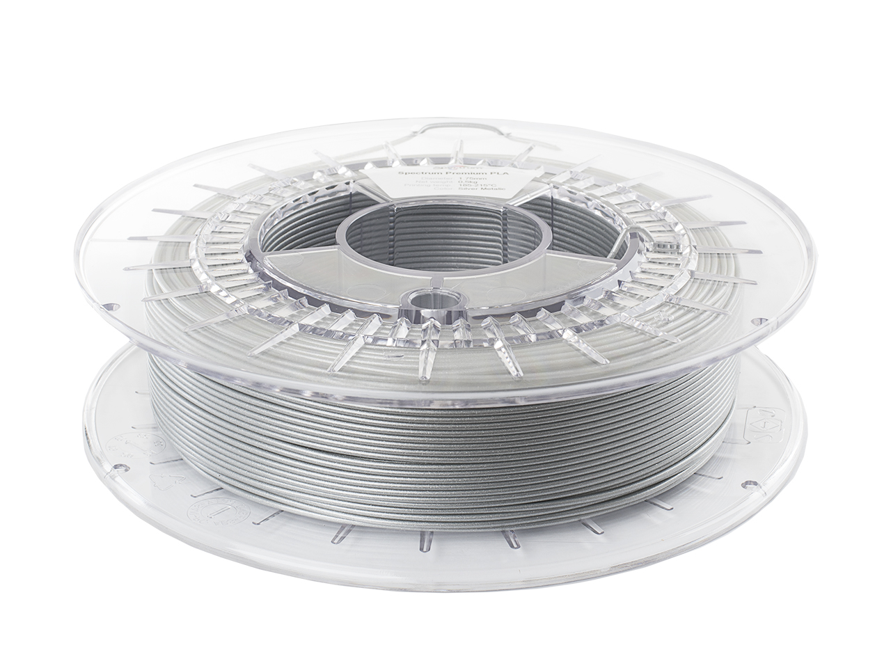 Spectrum 80175 3D filament, PLA Glitter, 1,75mm, 500g, silver metallic