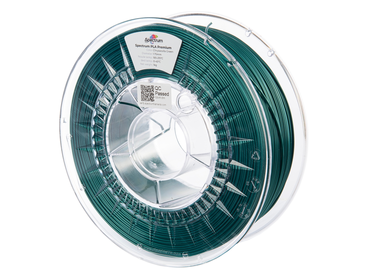 Spectrum 80846 3D filament, PLA Premium, 1,75mm, 1000g, CHRYSOCOLLA GREEN