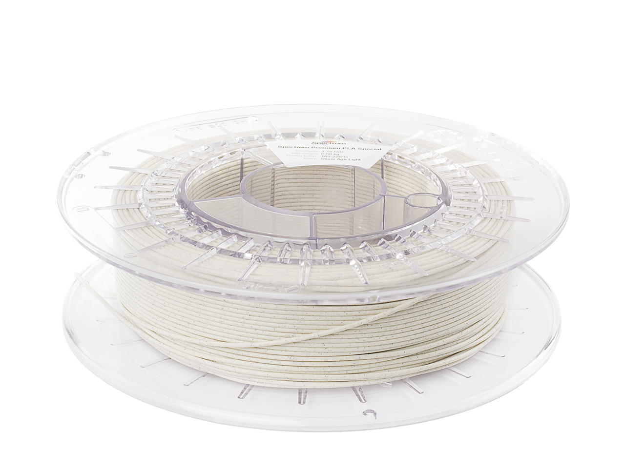 Spectrum 80166 3D filament, PLA Stone Age, 1,75mm, 500g, light grey