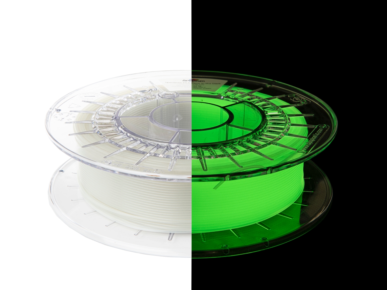 Spectrum 80168 3D filament, PLA glow in the dark, 1,75mm, 500g, glow