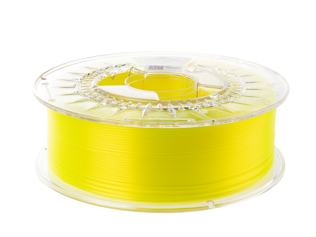 Spectrum 80883 3D filament, PLA Crystal, 1,75mm, 1000g, ELECTRIC YELLOW