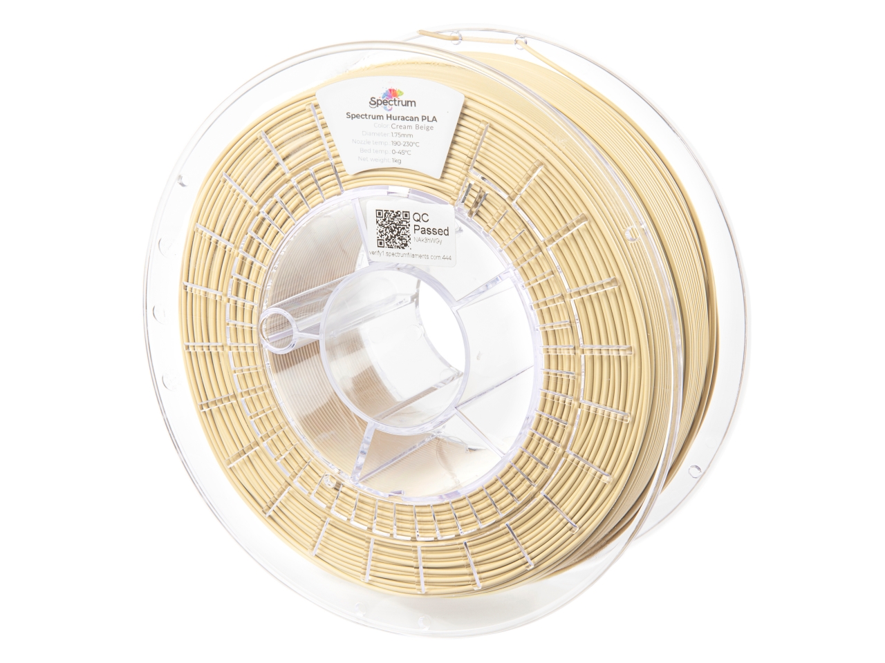 Spectrum 80922 3D filament, Huracan PLA, 1,75mm, 1000g, CREAM BEIGE