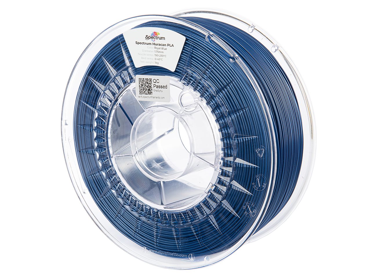 Spectrum 80928 3D filament, Huracan PLA, 1,75mm, 1000g, ROYAL BLUE