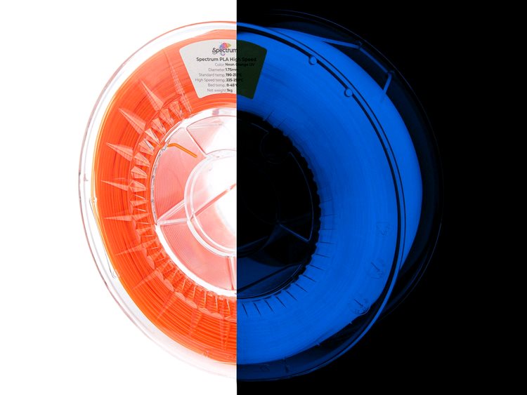 Spectrum 81051 3D filament, PLA High Speed, 1,75mm, 1000g, NEON ORANGE