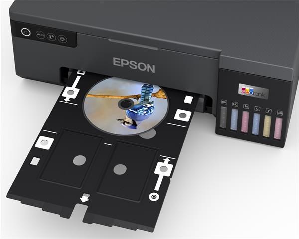 EPSON tiskárna ink EcoTank L8050, A4, 1440x5760dpi, 25ppm, Wi-Fi.