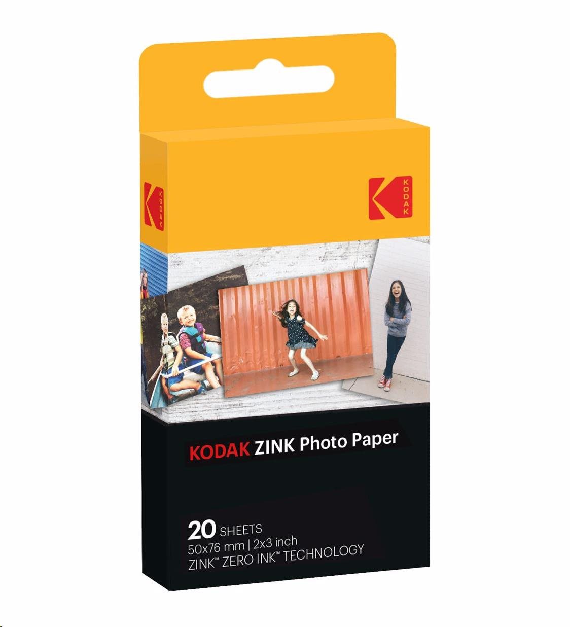 Kodak RODZ2X320 samolepicí fotopapír ZINK 50x76 mm (2x3\