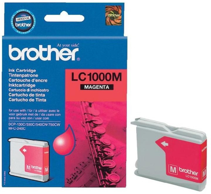 Brother LC-1000M purpurová (magenta) originálna cartridge