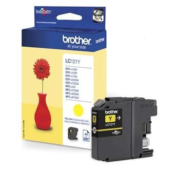 Brother LC-121Y žlutá (yellow) originální cartridge