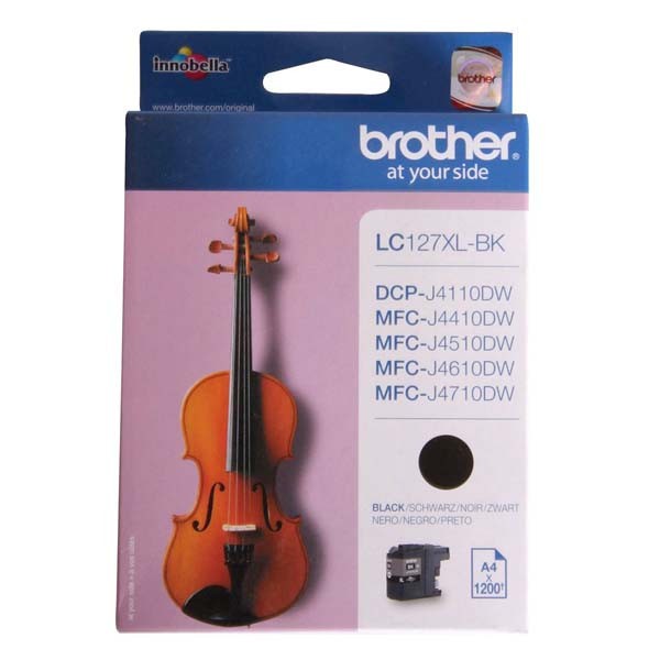 Brother LC-127XLBK čierna (black) originálna cartridge