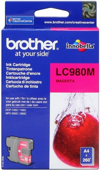 Brother LC-980M purpurová (magenta) originálna cartridge