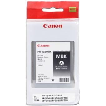 Canon PFI-102MBK, 0894B001 matná černá (matte black) originální cartridge.
Proč koupit naši originální náplň?

Originální cartridge = záruka přímo od výrobce tiskárny
100 % použití v tiskárně - spolehlivý a bezproblémový tisk
Použitím originální náplně prodlužujete životnost tiskárny
Osvědčená špičková kvalita - jasný a čitelný text, jemná grafika, kvalitnější obrázky
Použití originální kazety nabízí rychlý a vysoký výkon a přesto stabilní výsledky = EFEKTIVNÍ TISK
Jednoduchá instalace a údržba
Zajišťujeme bezplatnou recyklaci originálních náplní
Garance Vaší spokojenosti s použitím naší originální náplně

Kód výrobce: 0894B001