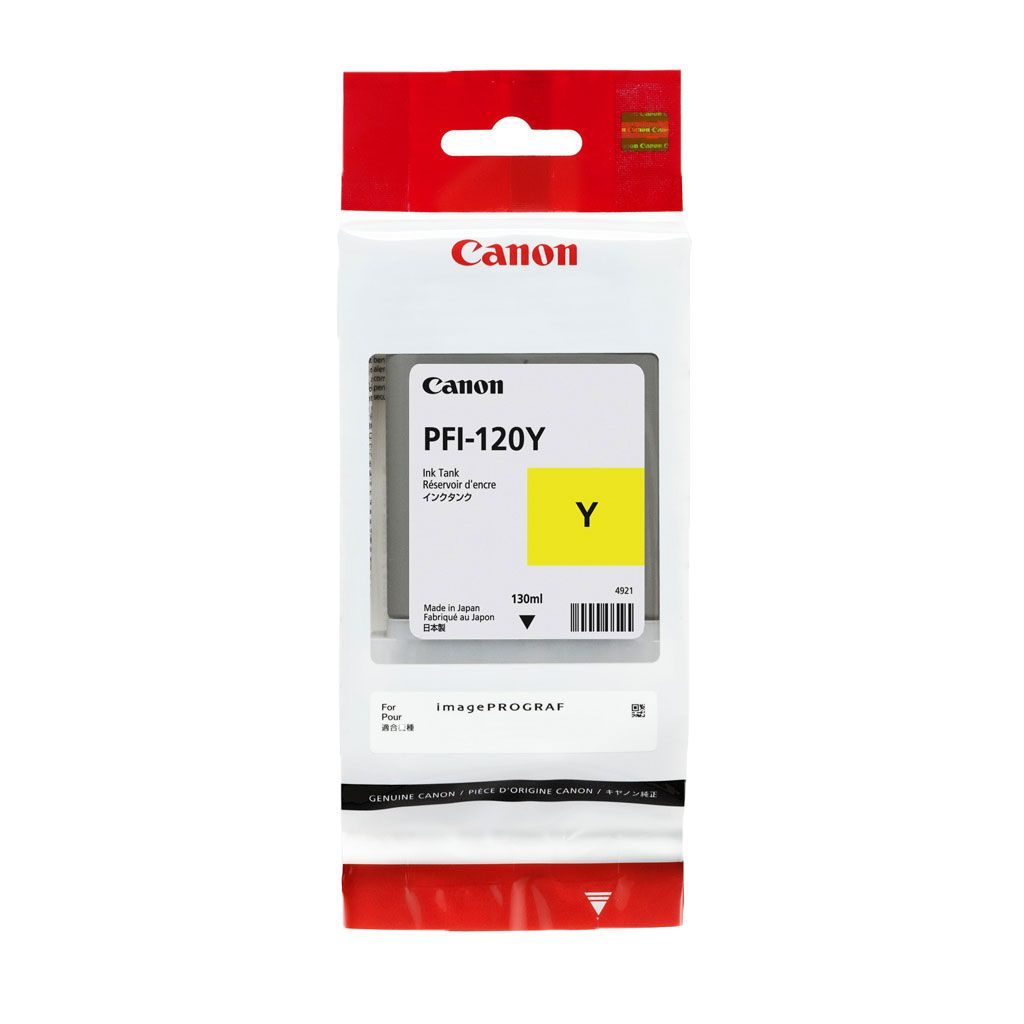 Canon PFI120Y 2888C001 žltá (yellow) originálna atramentová cartridge.
 
Prečo kúpiť našu originálnu náplň Canon?
 
 

Originálne cartridge = záruka priamo od výrobcu tlačiarne
100% použitie v tlačiarni - spoľahlivá a bezproblémová tlač
Použitím originálnej náplne predlžujete životnosť tlačiarne
Osvedčená špičková kvalita - jasný a čitateľný text, jemná grafika, kvalitnejšie obrázky
Použitie originálnej kazety ponúka rýchly a vysoký výkon a napriek tomu stabilné výsledky = EFEKTÍVNA TLAČ
Jednoduchá inštalácia a údržba
Zabezpečujeme bezplatnú recykláciu originálnych náplní
Garancia Vašej spokojnosti pri použití našej originálnej náplne
2888C001