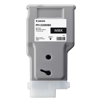 Canon PFI320MBK 2889C001matná černá (matte black) originální inkoustová cartridge.
Proč koupit naši originální náplň?

Originální cartridge = záruka přímo od výrobce tiskárny
100 % použití v tiskárně - spolehlivý a bezproblémový tisk
Použitím originální náplně prodlužujete životnost tiskárny
Osvědčená špičková kvalita - jasný a čitelný text, jemná grafika, kvalitnější obrázky
Použití originální kazety nabízí rychlý a vysoký výkon a přesto stabilní výsledky = EFEKTIVNÍ TISK
Jednoduchá instalace a údržba
Zajišťujeme bezplatnou recyklaci originálních náplní
Garance Vaší spokojenosti s použitím naší originální náplně

Kód výrobce: 2889C001