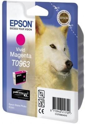 Epson T09634010 purpurová (magenta) originální cartridge