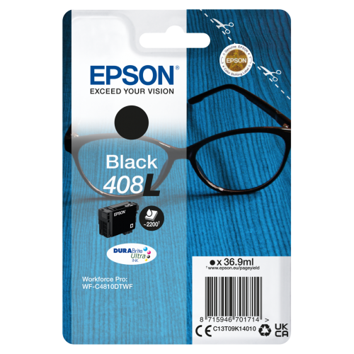 Epson 408L C13T09K14010 černá (black) originální cartridge