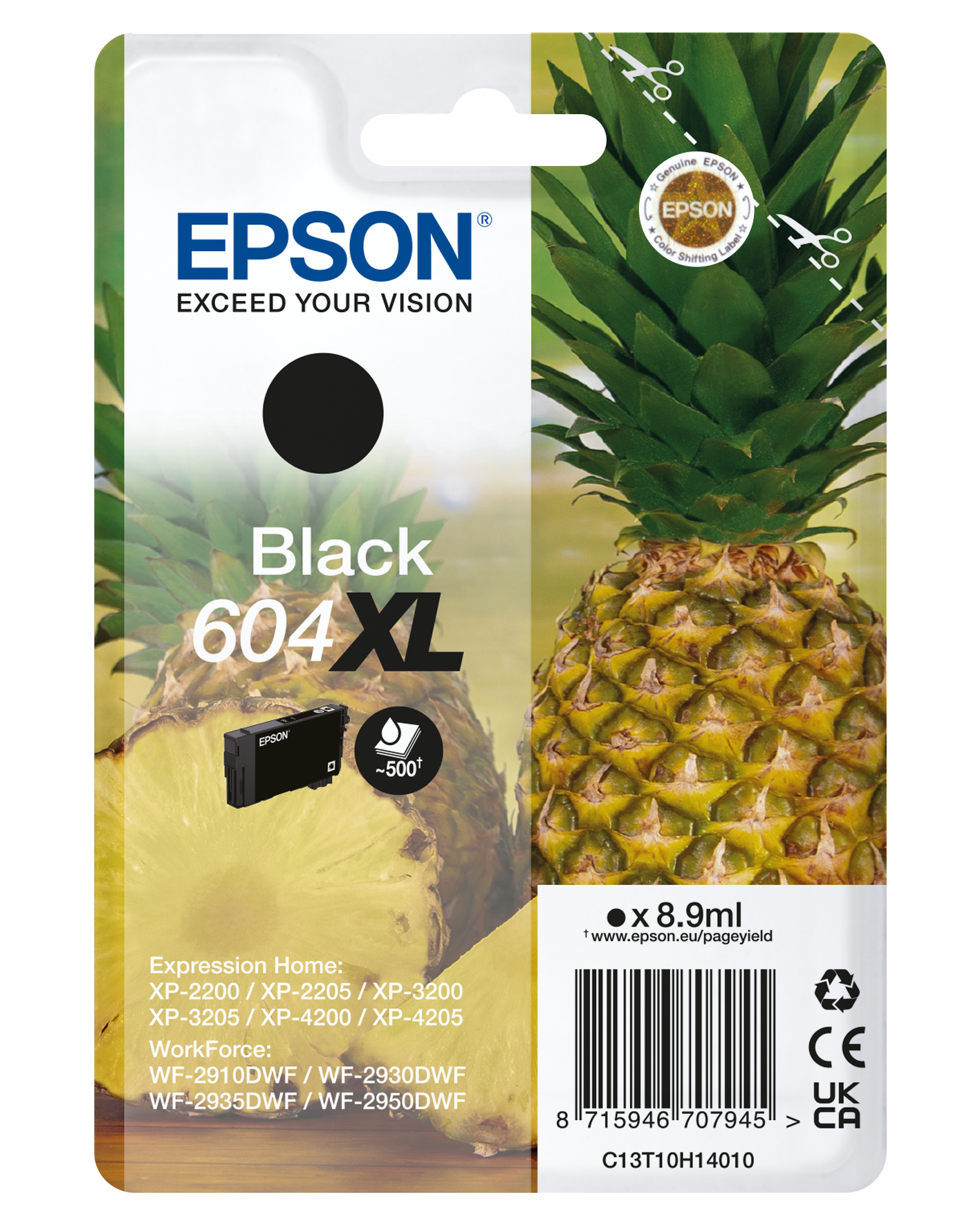 Epson 604XL T10H140 C13T10H14010 černá (black) originální cartridge