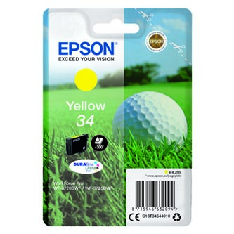 Epson T34644010, T346440 žlutá (yellow) originální cartridge