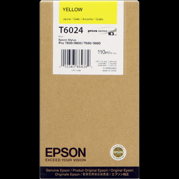 Epson C13T602400 žltá (yellow) originálna cartridge.
 
Prečo kúpiť našu originálnu náplň Epson?
 
 

Originálne cartridge = záruka priamo od výrobcu tlačiarne
100% použitie v tlačiarni - spoľahlivá a bezproblémová tlač
Použitím originálnej náplne predlžujete životnosť tlačiarne
Osvedčená špičková kvalita - jasný a čitateľný text, jemná grafika, kvalitnejšie obrázky
Použitie originálnej kazety ponúka rýchly a vysoký výkon a napriek tomu stabilné výsledky = EFEKTÍVNA TLAČ
Jednoduchá inštalácia a údržba
Zabezpečujeme bezplatnú recykláciu originálnych náplní
Garancia Vašej spokojnosti pri použití našej originálnej náplne
C13T602400