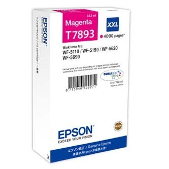 Epson T789340 purpurová (magenta) originálna cartridge.
 
Prečo kúpiť našu originálnu náplň Epson?
 
 

Originálne cartridge = záruka priamo od výrobcu tlačiarne
100% použitie v tlačiarni - spoľahlivá a bezproblémová tlač
Použitím originálnej náplne predlžujete životnosť tlačiarne
Osvedčená špičková kvalita - jasný a čitateľný text, jemná grafika, kvalitnejšie obrázky
Použitie originálnej kazety ponúka rýchly a vysoký výkon a napriek tomu stabilné výsledky = EFEKTÍVNA TLAČ
Jednoduchá inštalácia a údržba
Zabezpečujeme bezplatnú recykláciu originálnych náplní
Garancia Vašej spokojnosti pri použití našej originálnej náplne
C13T789340