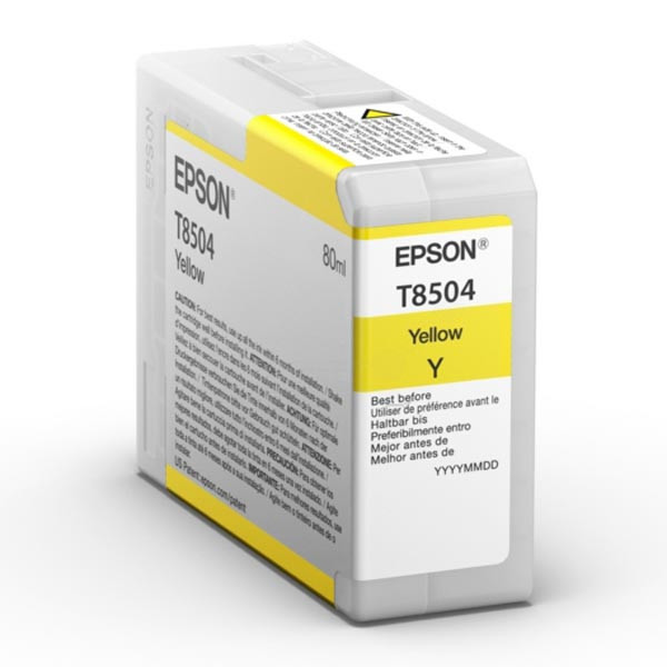 Epson T8504 žltá (yellow) originálna cartridge.
 
Prečo kúpiť našu originálnu náplň Epson?
 
 

Originálne cartridge = záruka priamo od výrobcu tlačiarne
100% použitie v tlačiarni - spoľahlivá a bezproblémová tlač
Použitím originálnej náplne predlžujete životnosť tlačiarne
Osvedčená špičková kvalita - jasný a čitateľný text, jemná grafika, kvalitnejšie obrázky
Použitie originálnej kazety ponúka rýchly a vysoký výkon a napriek tomu stabilné výsledky = EFEKTÍVNA TLAČ
Jednoduchá inštalácia a údržba
Zabezpečujeme bezplatnú recykláciu originálnych náplní
Garancia Vašej spokojnosti pri použití našej originálnej náplne
C13T850400