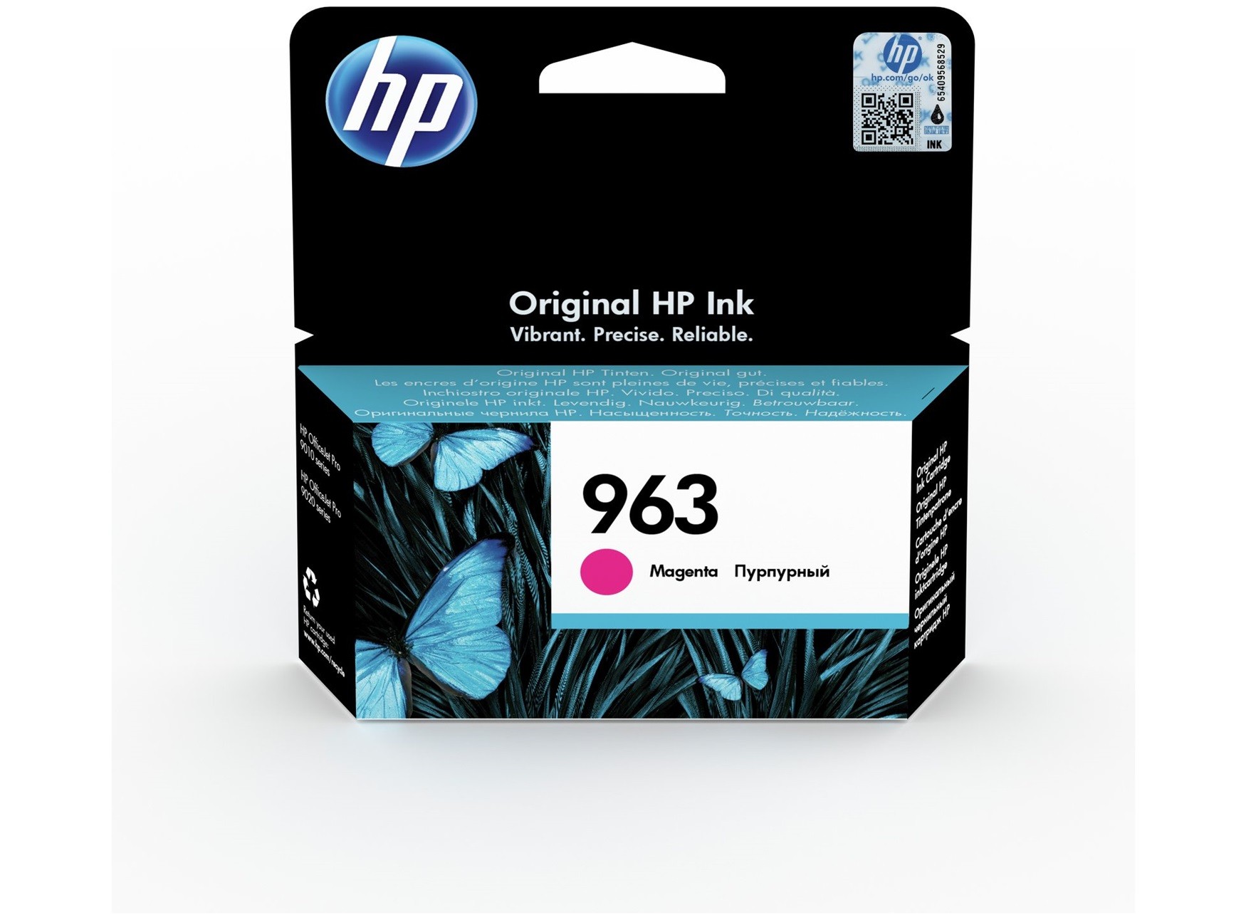 HP 963 3JA24AE purpurová (magenta) originální cartridge