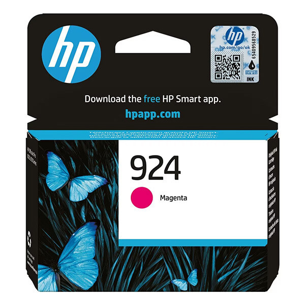 HP 924 4K0U4NE purpurová (magenta) originální cartridge