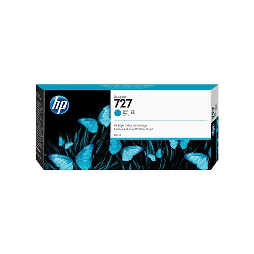 HP 738M 676M9A azurová (cyan) originální cartridge