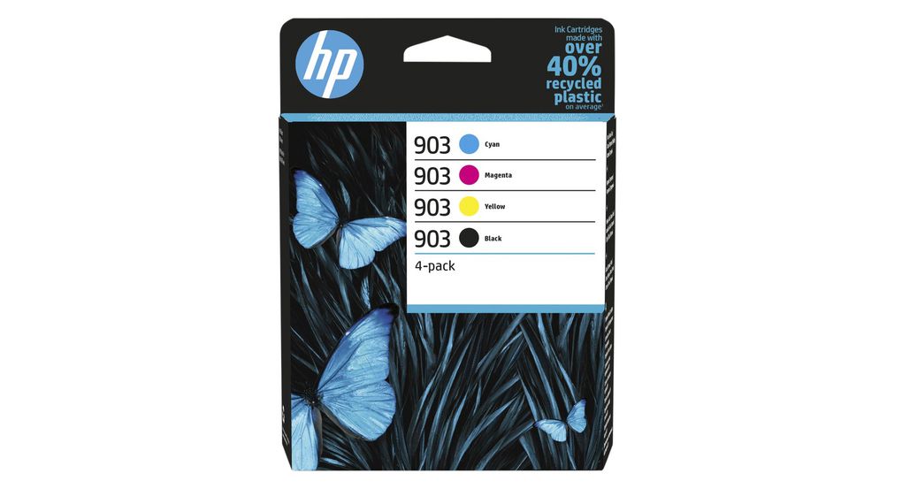 HP 903 6ZC73AE farebná (CMYK) sada originálna cartridge.
 
   Originálne cartridge = záruka priamo od výrobcu tlačiarne 100% použitie v tlačiarni - spoľahlivá a bezproblémová tlač Použitím originálnej náplne predlžujete životnosť tlačiarne Osvedčená špičková kvalita - jasný a čitateľný text, jemná grafika, kvalitnejšie obrázky Použitie originálnej kazety ponúka rýchly a vysoký výkon a napriek tomu stabilné výsledky = EFEKTÍVNA TLAČ Jednoduchá inštalácia a údržba Zabezpečujeme bezplatnú recykláciu originálnych náplní Garancia Vašej spokojnosti pri použití našej originálnej náplne  Kód výrobcu: 6ZC73AE