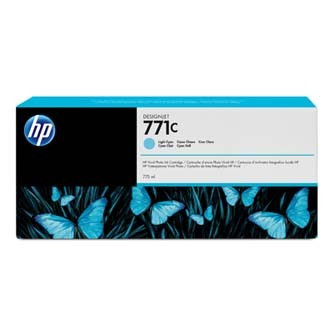 HP č.771C B6Y12A světle azurová (light cyan) originální cartridge