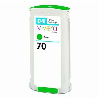 HP 70 C9457A zelená (green) originální cartridge.
Proč koupit naši originální náplň?

Originální cartridge = záruka přímo od výrobce tiskárny
100 % použití v tiskárně - spolehlivý a bezproblémový tisk
Použitím originální náplně prodlužujete životnost tiskárny
Osvědčená špičková kvalita - jasný a čitelný text, jemná grafika, kvalitnější obrázky
Použití originální kazety nabízí rychlý a vysoký výkon a přesto stabilní výsledky = EFEKTIVNÍ TISK
Jednoduchá instalace a údržba
Zajišťujeme bezplatnou recyklaci originálních náplní
Garance Vaší spokojenosti s použitím naší originální náplně

Kód výrobce: C9457A