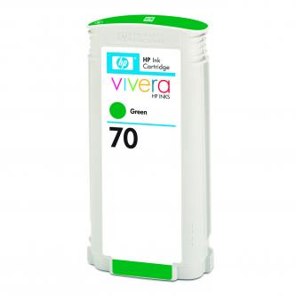 HP 70 C9457A zelená (green) originální cartridge.
Proč koupit naši originální náplň?

Originální cartridge = záruka přímo od výrobce tiskárny
100 % použití v tiskárně - spolehlivý a bezproblémový tisk
Použitím originální náplně prodlužujete životnost tiskárny
Osvědčená špičková kvalita - jasný a čitelný text, jemná grafika, kvalitnější obrázky
Použití originální kazety nabízí rychlý a vysoký výkon a přesto stabilní výsledky = EFEKTIVNÍ TISK
Jednoduchá instalace a údržba
Zajišťujeme bezplatnou recyklaci originálních náplní
Garance Vaší spokojenosti s použitím naší originální náplně

Kód výrobce: C9457A