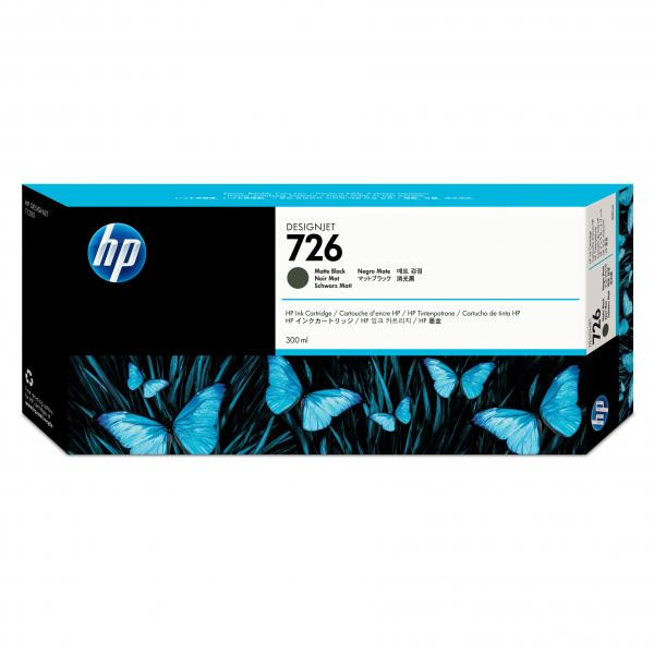 HP 726 CH575A matná černá (matte black) originální cartridge