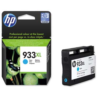 HP č.933XL CN054AE azurová (cyan) originální cartridge.
Proč koupit naši originální náplň?

Originální cartridge = záruka přímo od výrobce tiskárny
100 % použití v tiskárně - spolehlivý a bezproblémový tisk
Použitím originální náplně prodlužujete životnost tiskárny
Osvědčená špičková kvalita - jasný a čitelný text, jemná grafika, kvalitnější obrázky
Použití originální kazety nabízí rychlý a vysoký výkon a přesto stabilní výsledky = EFEKTIVNÍ TISK
Jednoduchá instalace a údržba
Zajišťujeme bezplatnou recyklaci originálních náplní
Garance Vaší spokojenosti s použitím naší originální náplně

Kód výrobce: CN054AE