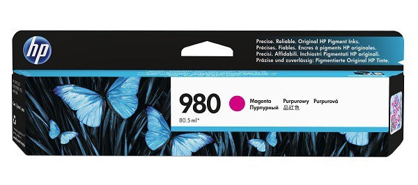 HP 980 D8J08A purpurová (magenta) originálna cartirdge.
Prečo kúpiť našu originálnu náplň HP?
 
 

Originálne cartridge = záruka priamo od výrobcu tlačiarne
100% použitie v tlačiarni - spoľahlivá a bezproblémová tlač
Použitím originálnej náplne predlžujete životnosť tlačiarne
Osvedčená špičková kvalita - jasný a čitateľný text, jemná grafika, kvalitnejšie obrázky
Použitie originálnej kazety ponúka rýchly a vysoký výkon a napriek tomu stabilné výsledky = EFEKTÍVNA TLAČ
Jednoduchá inštalácia a údržba
Zabezpečujeme bezplatnú recykláciu originálnych náplní
Garancia Vašej spokojnosti pri použití našej originálnej náplne

Kód výrobcu: D8J08A