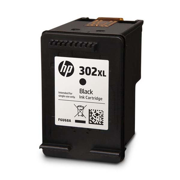 HP 302XL F6U68AE černá (black) originální inkoustová cartridge.
Proč koupit naši originální náplň?

Originální cartridge = záruka přímo od výrobce tiskárny
100 % použití v tiskárně - spolehlivý a bezproblémový tisk
Použitím originální náplně prodlužujete životnost tiskárny
Osvědčená špičková kvalita - jasný a čitelný text, jemná grafika, kvalitnější obrázky
Použití originální kazety nabízí rychlý a vysoký výkon a přesto stabilní výsledky = EFEKTIVNÍ TISK
Jednoduchá instalace a údržba
Zajišťujeme bezplatnou recyklaci originálních náplní
Garance Vaší spokojenosti s použitím naší originální náplně

Kód výrobce: F6U68AE#BA3