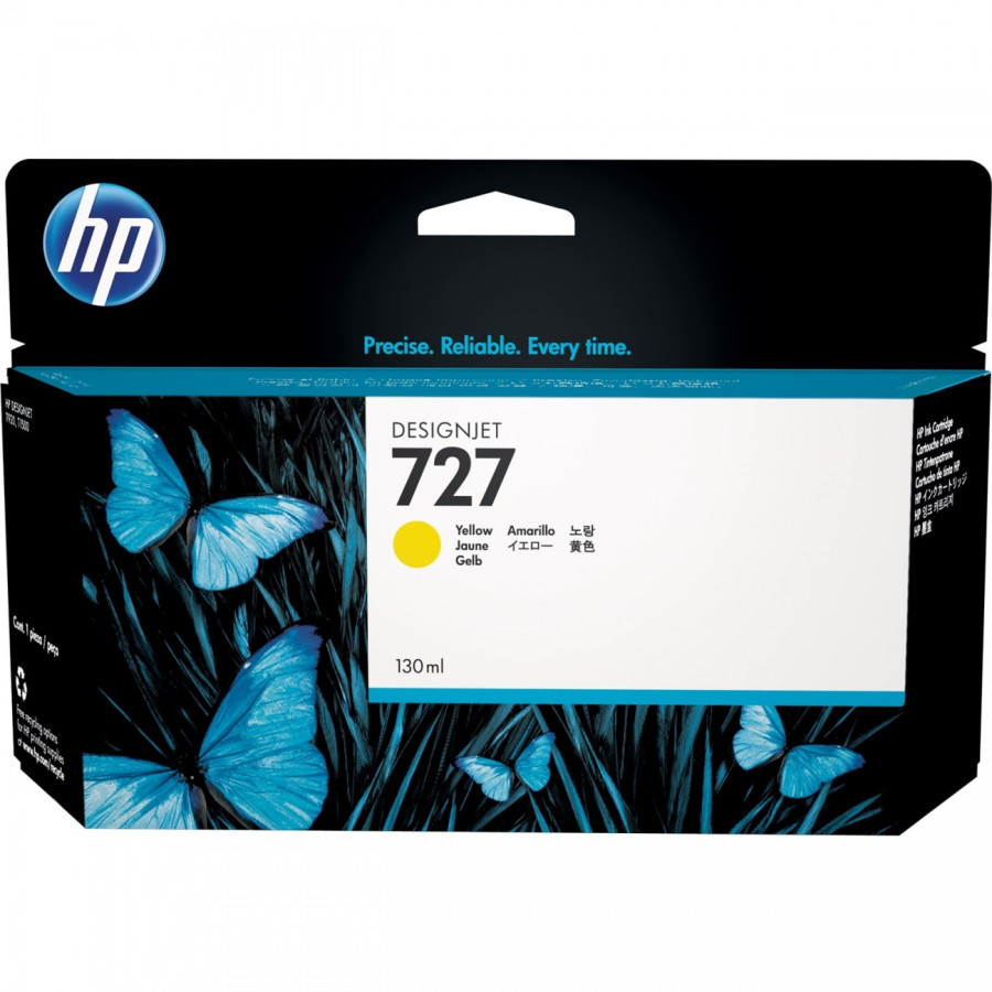 HP č.727 F9J78A žlutá (yellow) originální cartridge