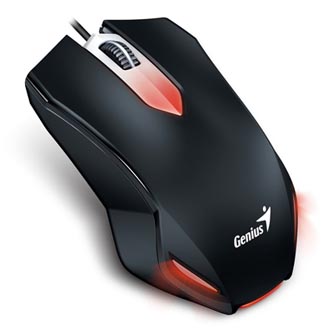 Levně Genius Myš Gaming X-G200, 1000DPI, optická, 3tl., drátová USB, černá