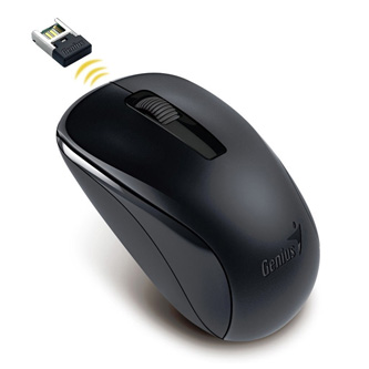 Levně Genius Myš NX-7005, 1200DPI, 2.4 [GHz], optická, 3tl., bezdrátová USB, černá, AA