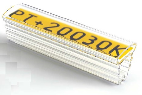 Partex PT+10018A návlečka 18 mm, 200ks, (2,5 5,0 mm), PT průsvitné pouzdro na štítky