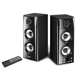 Genius reproduktory SP-HF2800 BT, 2.0, 60W, černé, dálkové ovládání, BT 5.0, 3pásmové, LCD display, podpora TWS, RCA vstup, Blueto