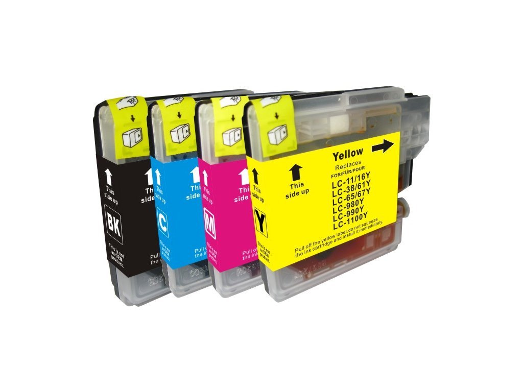 Brother LC-980/LC-985/LC-1100 multipack kompatibilní cartridge