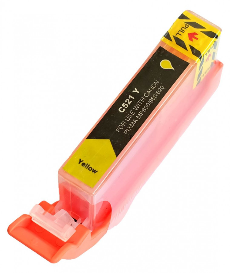 Canon CLI-521Y žlutá (yellow) kompatibilní cartridge