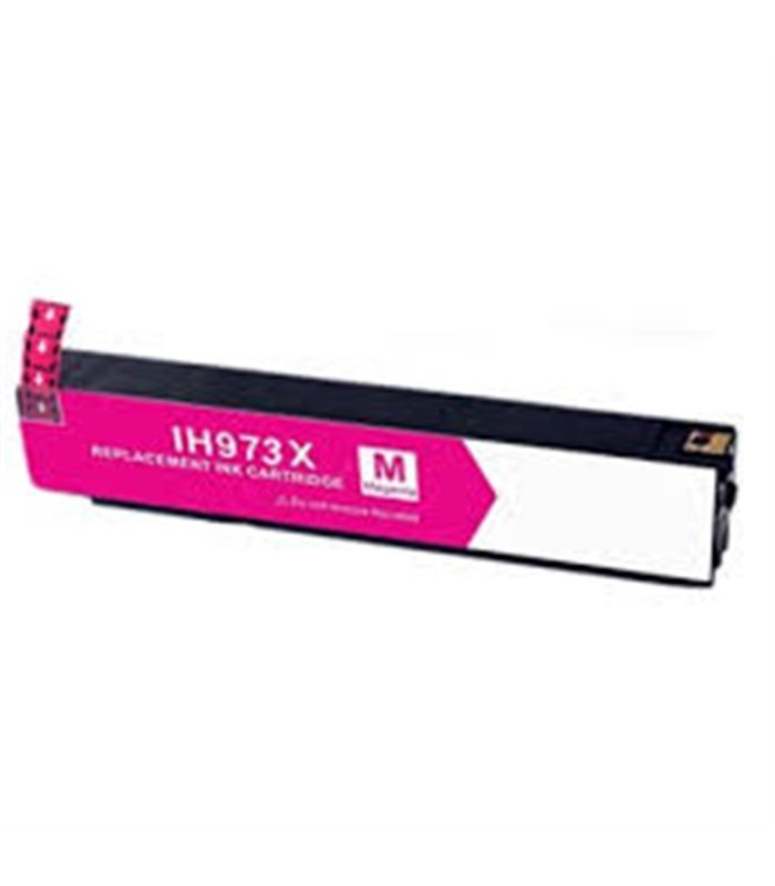 Kompatibilná kazeta s HP 973X F6T82AE purpurová (magenta).

Cena kompatibilnej náplne pre tlačiarne HP je nižšia ako u originálnej, ušetríte až 80 % nákladov na tlač.


Alternatívna cartridge pre tlačiarne HP vytlačí rovnaký alebo vyšší počet strán ako originál, pri zachovaní rovnakej kvality - ostré črty, sýte farby.


Garantujeme Vašu spokojnosť s použitím našej kompatibilnej cartridge.


Osvedčené klientmi zo Slovenskej republiky i Európskej únie.


Naši dodávatelia sú preverení rokmi skúseností a vyrábajú produkty podľa normy ISO 9001 a ISO 14001.

 
Existuje mnoho výrobcov kompatibilných náplní, ale kvalita môže byť odlišná.
Kód výrobca: F6T82AE